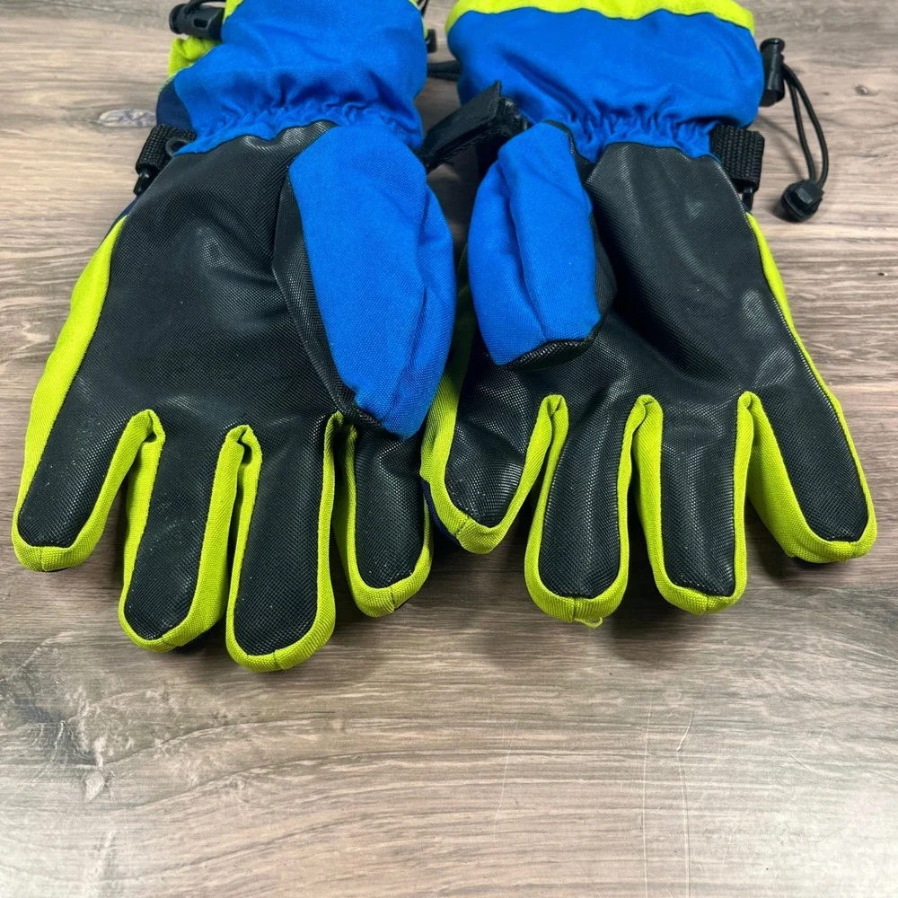 VTG 2005 Nickelodeon SpongeBob SquarePants Thinsulate Winter Gloves Boys Blue L